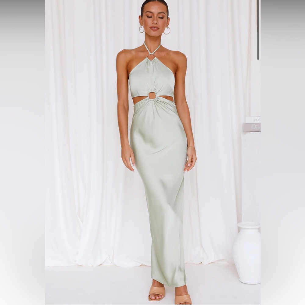 NWT Hello Molly Found You Green Dress